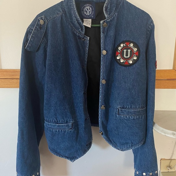 Vintage ‘Get Used’ Women’s Denim Jacket - Picture 4 of 6